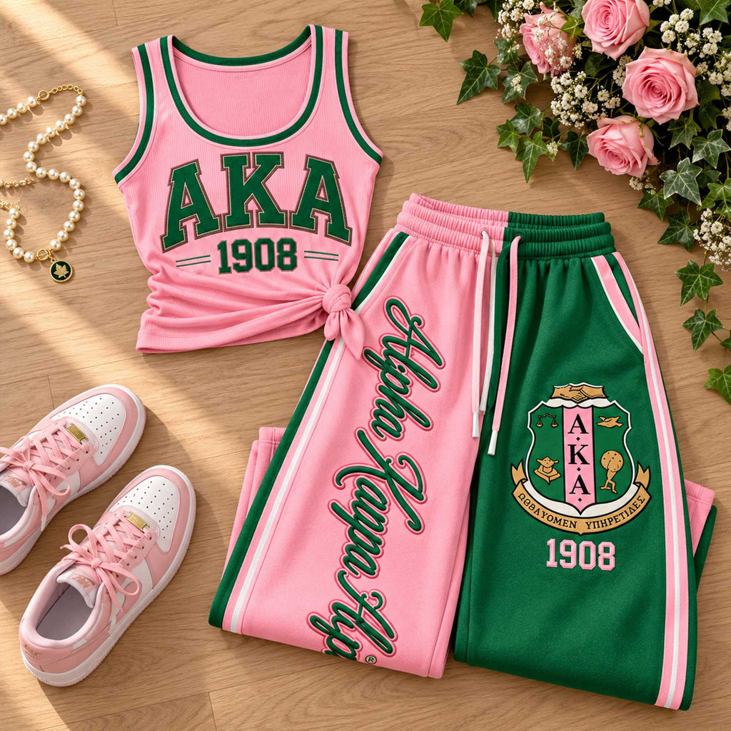 Varsity Chic TankTop Two-Piece Set HCT APT AKA 1010262