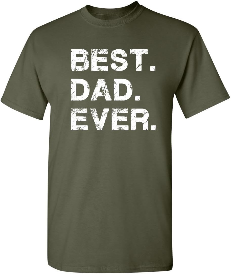 Feelin Good Tees Best Dad Ever Gift for Dad from Daughter Son Mens T Shirt