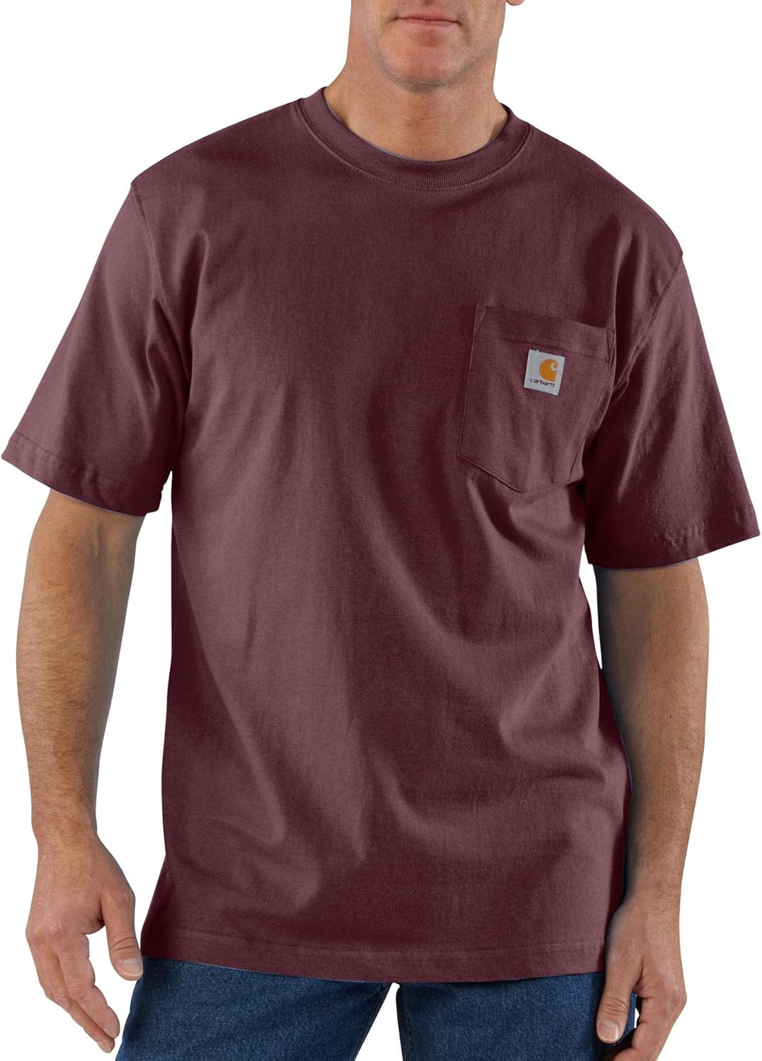 Carhartt Men's Loose Fit Heavyweight Short-Sleeve Pocket