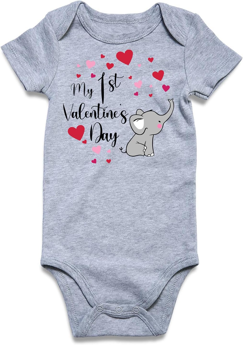 UNICOMIDEA Baby Boys Girls Romper Letter Printed Newborn Outfit Short Sleeve Bodysuits 0-12 Months