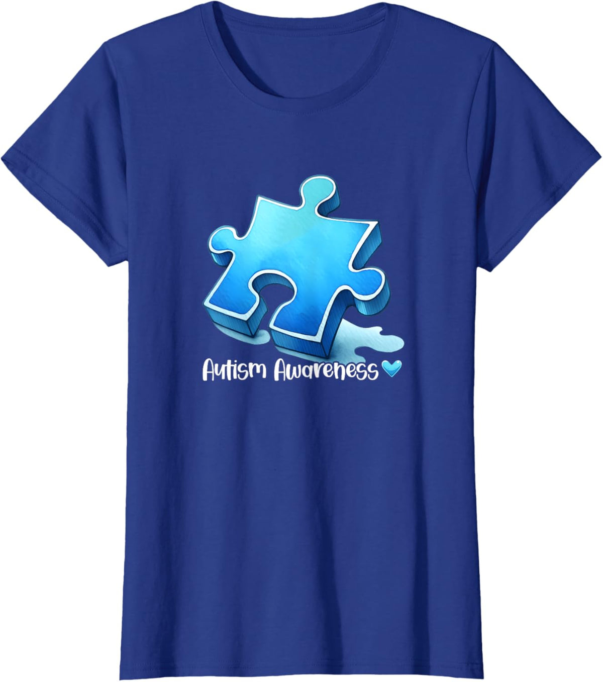 Autism Awareness Blue Puzzle
