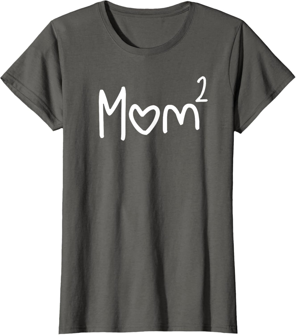 Mom Of Two Kid Mother Day Shirt Mom 2 Squared Mommy Shirt