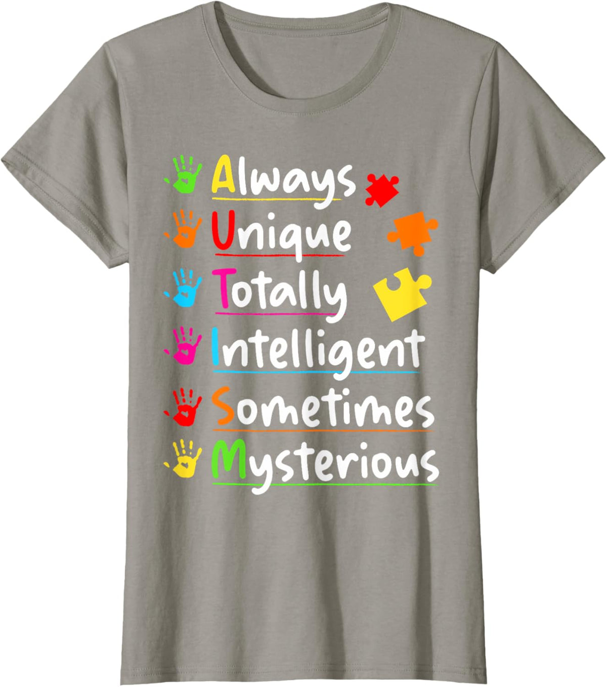 Always Unique Autism Awareness Totally Intelligent Kids