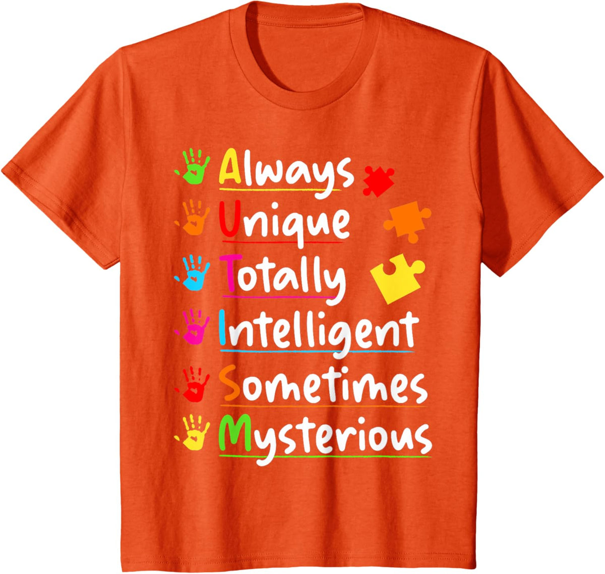 Always Unique Autism Awareness Totally Intelligent Kids