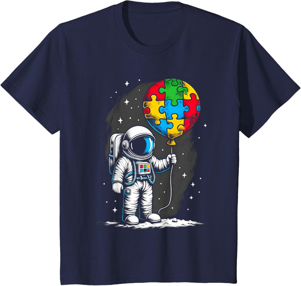 Astronaut Balloon Autism Awareness Space Autistic Kids Boys