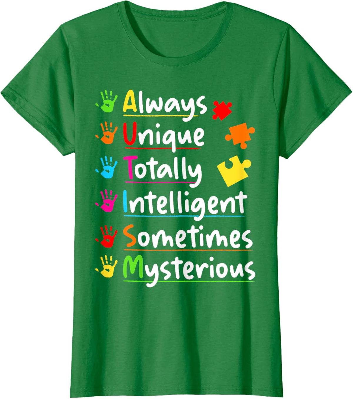 Always Unique Autism Awareness Totally Intelligent Kids