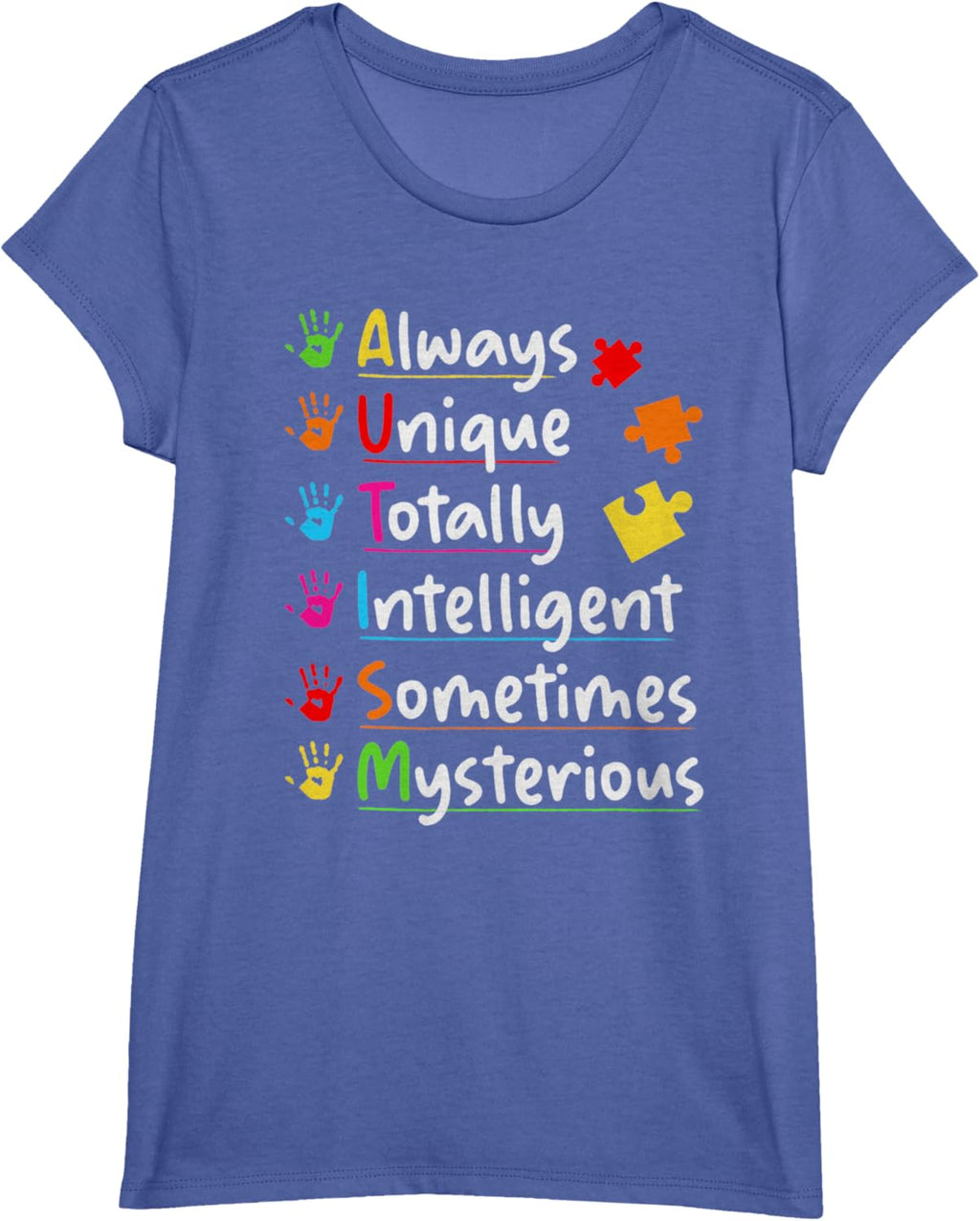 Always Unique Autism Awareness Totally Intelligent Kids