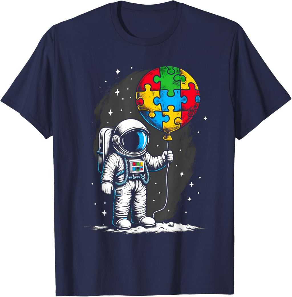Astronaut Balloon Autism Awareness Space Autistic Kids Boys