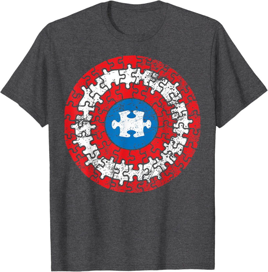 Autism Awareness Captain Shirt Support Autistic Superkid