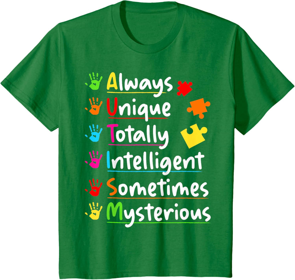 Always Unique Autism Awareness Totally Intelligent Kids