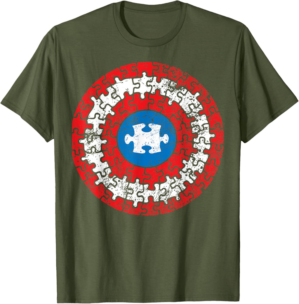 Autism Awareness Captain Shirt Support Autistic Superkid
