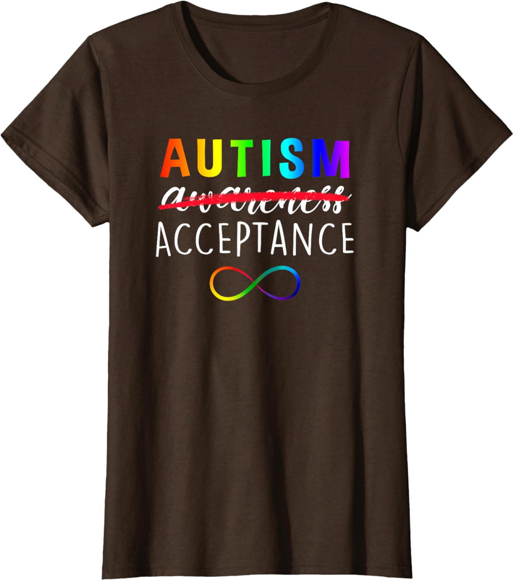 Autism - Red Instead - Acceptance Not Awareness