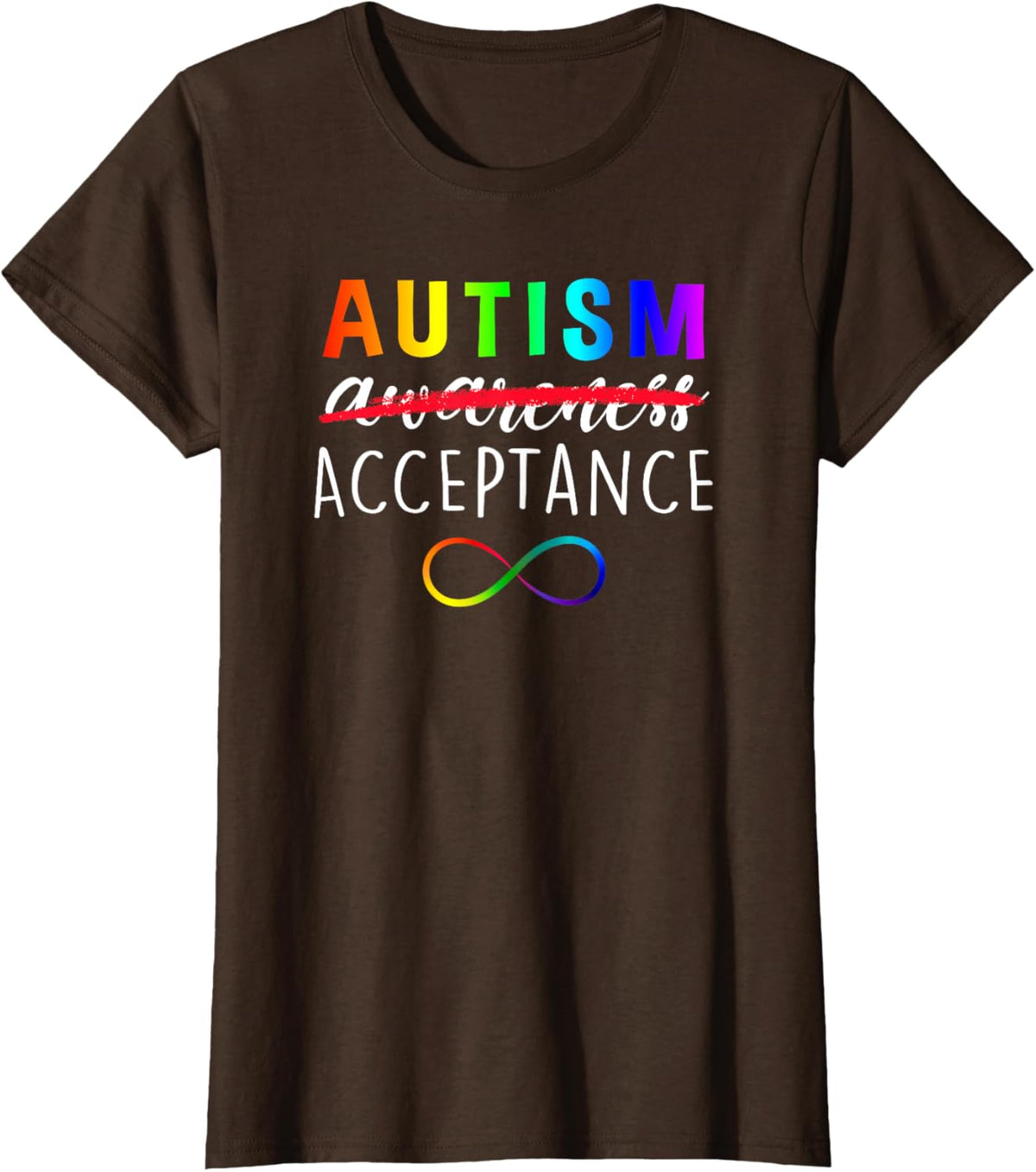 Autism - Red Instead - Acceptance Not Awareness