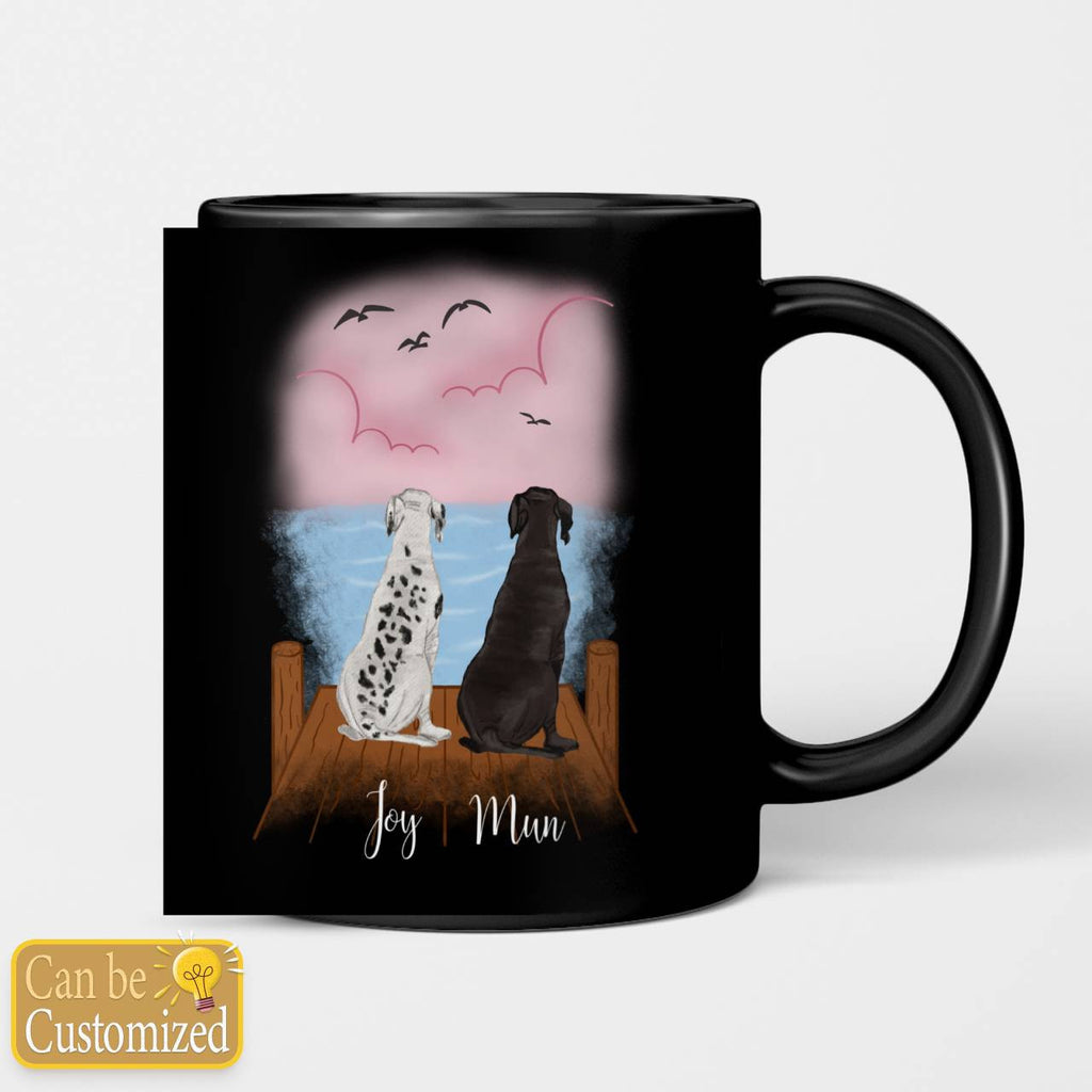Personalize For 2 Dogs Mug