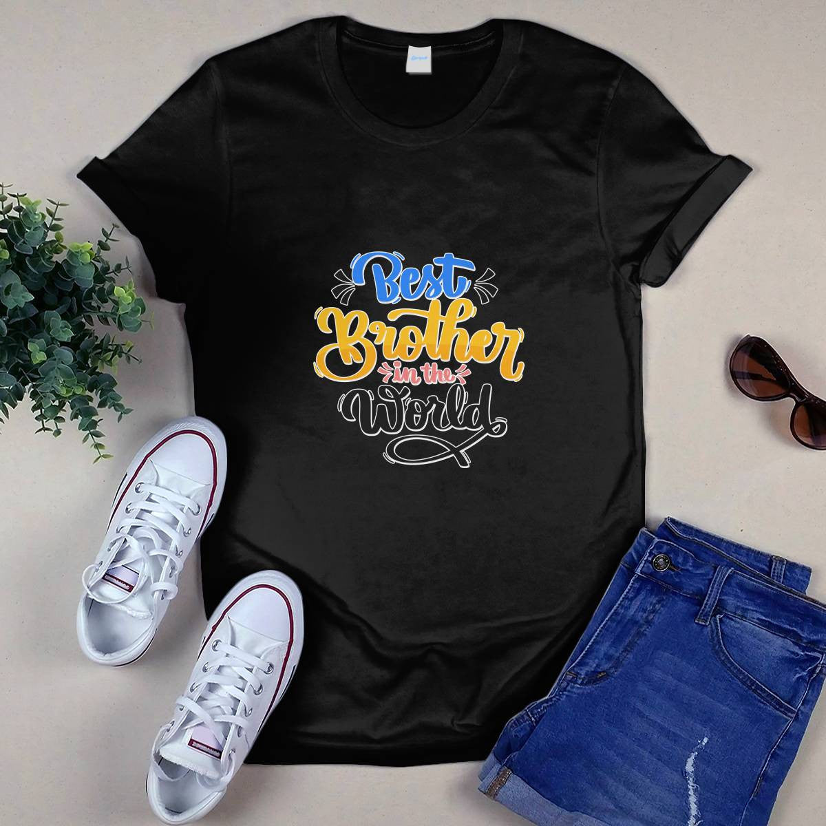 Brother Quote - Best Brother in The World T-shirt