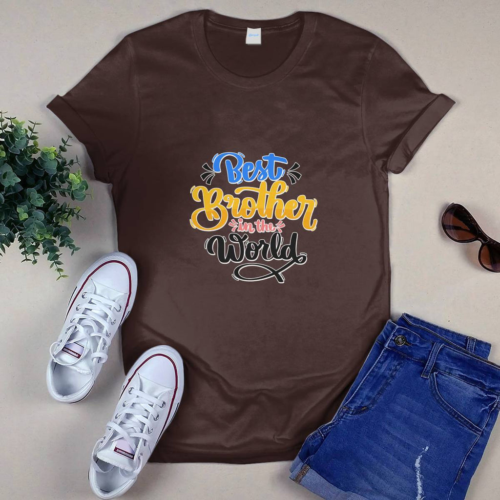 Brother Quote - Best Brother in The World T-shirt