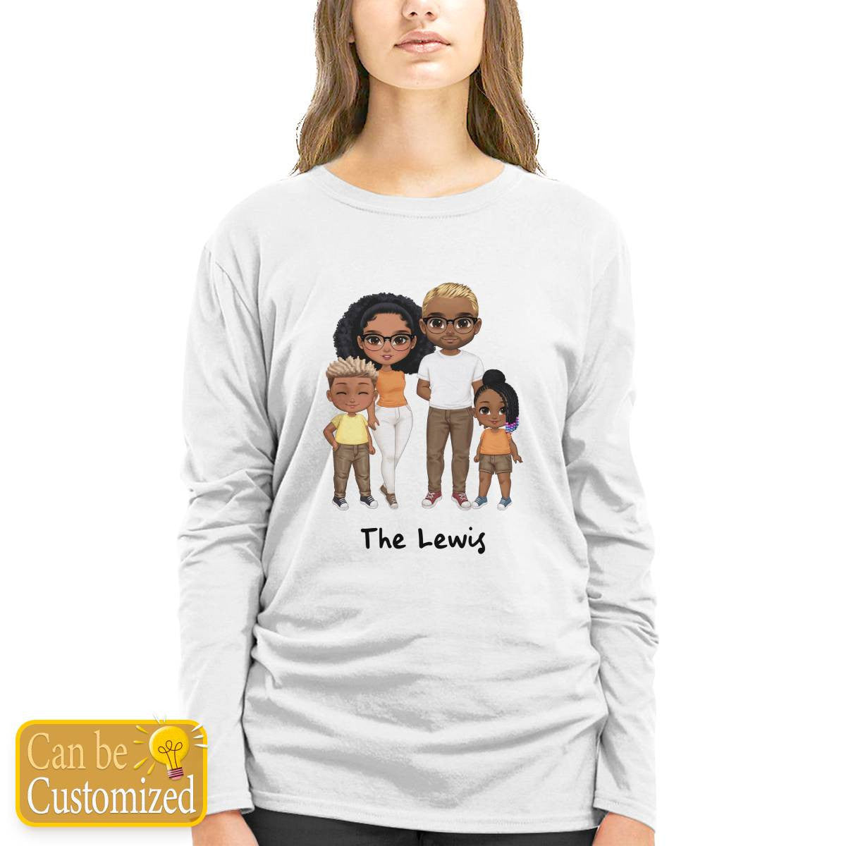 Pesonalized Family Long Sleeve Tee