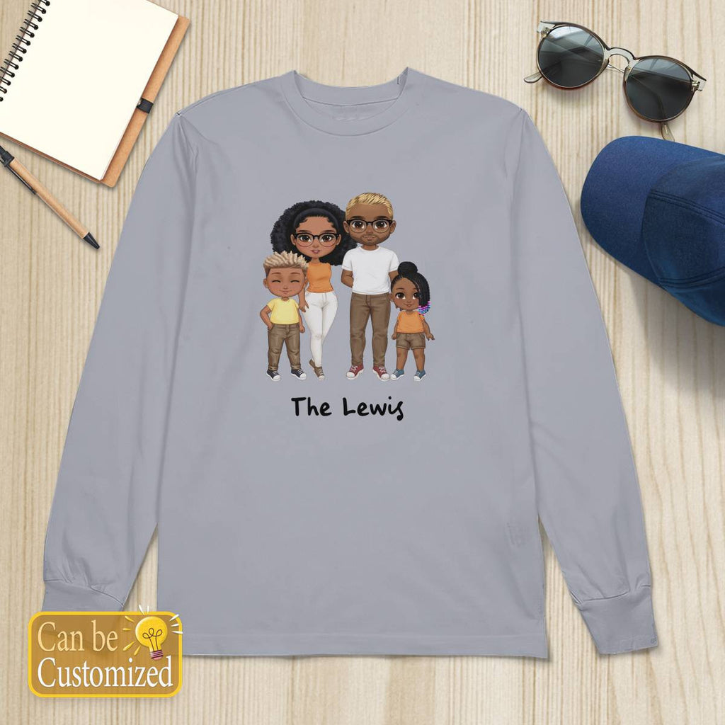 Pesonalized Family Long Sleeve Tee