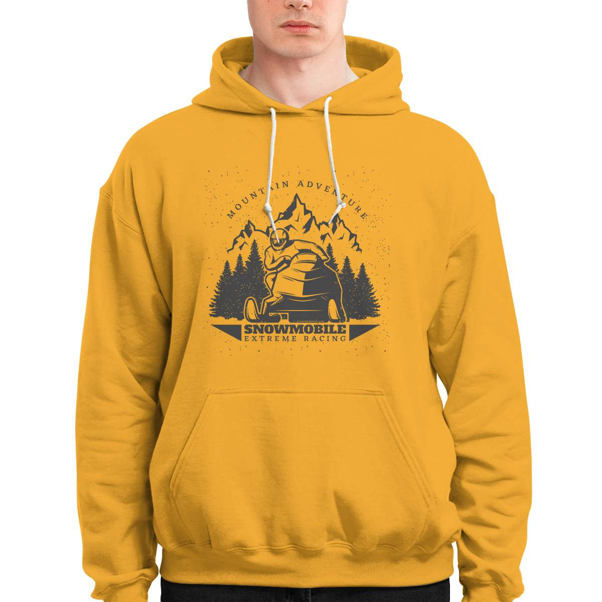 Mountain Adventure Snowmobile Extreme Racing Hoodie