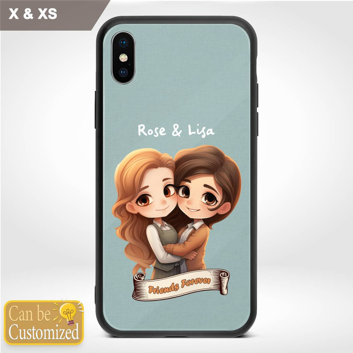 Friends Forever with Names Iphone Case