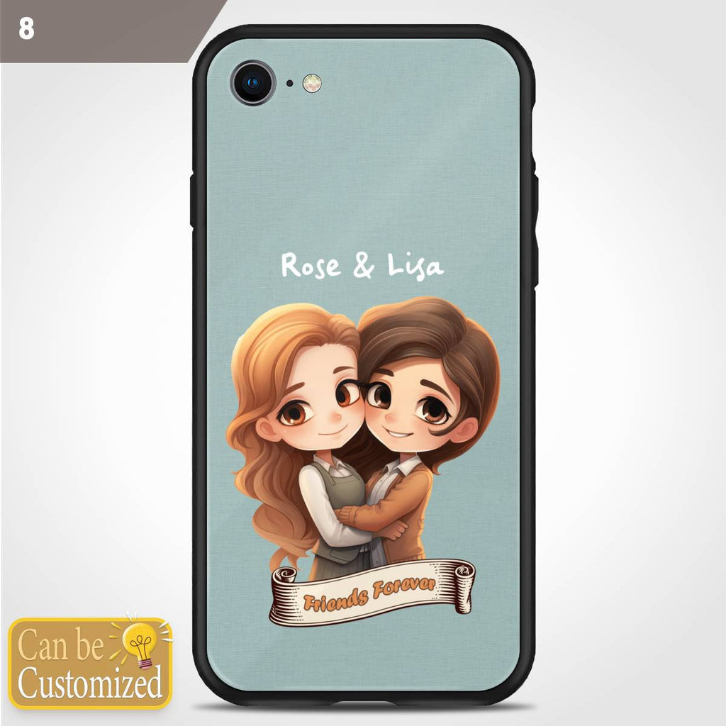 Friends Forever with Names Iphone Case