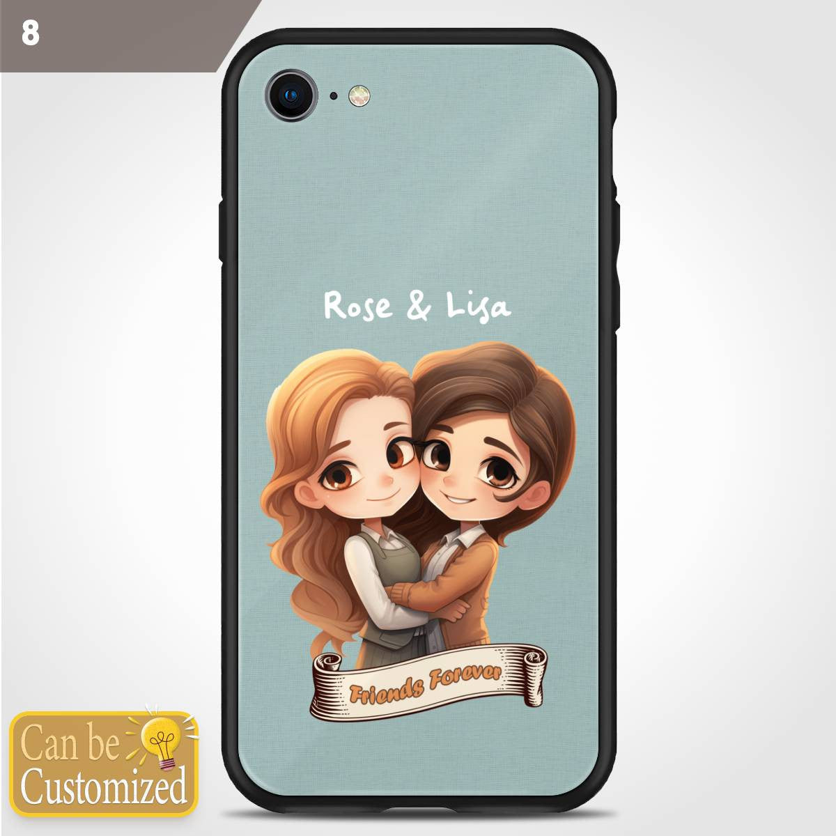 Friends Forever with Names Iphone Case