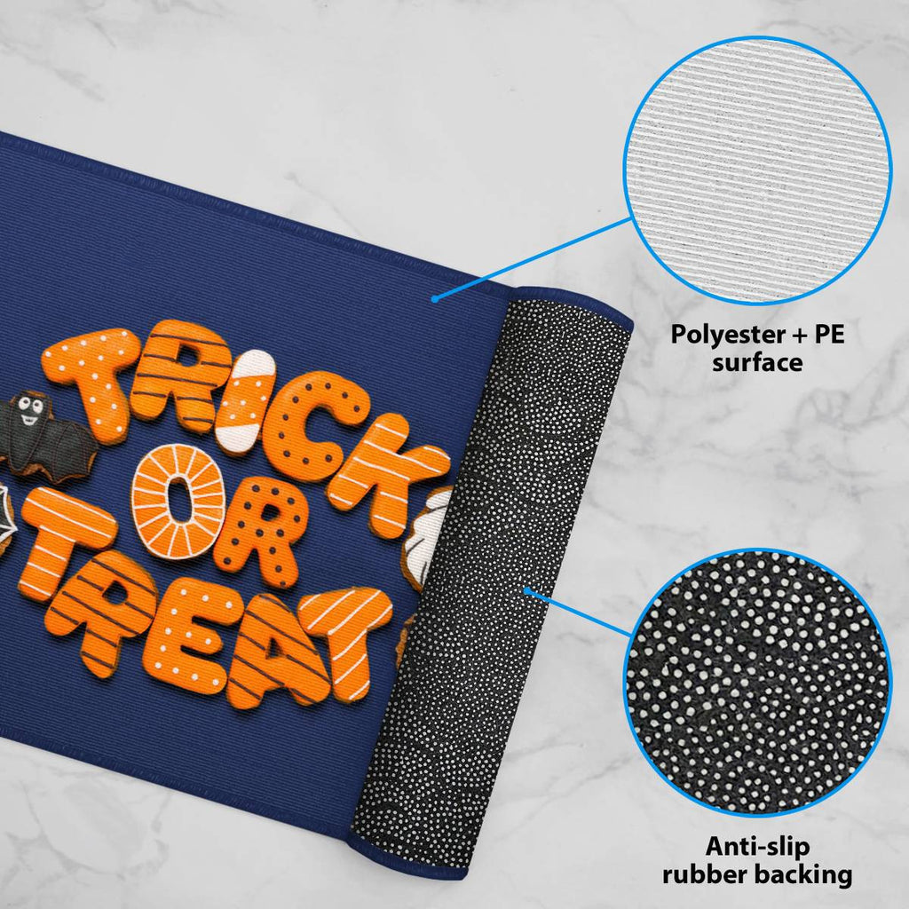 Trick Or Treat Cooke Door Mat