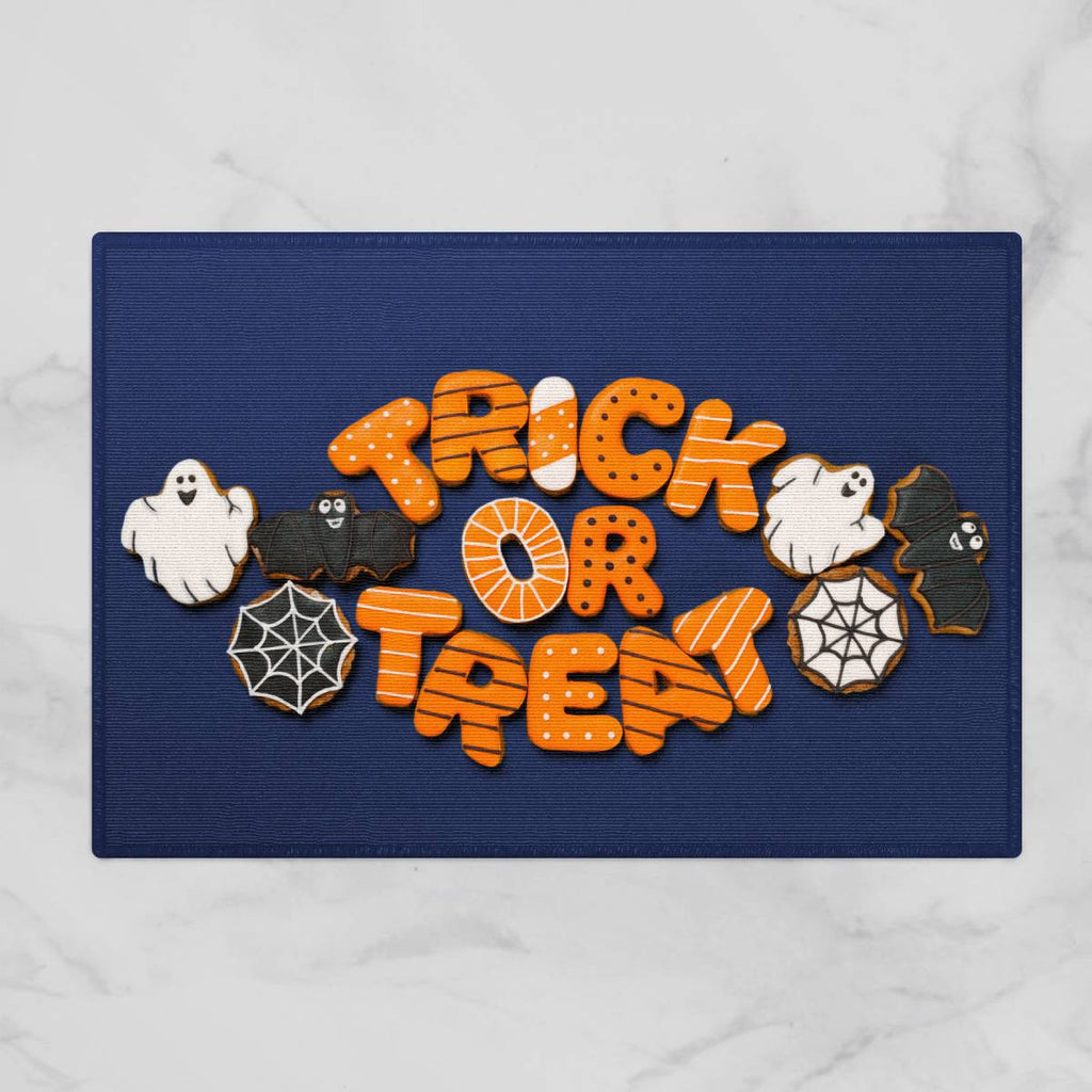 Trick Or Treat Cooke Door Mat